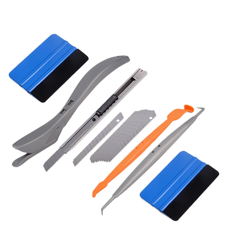 

Window Tint Foil Film Magnetic Squeegee Magnet Scraper Cutter Knife Vinyl Car Wrap Sticker Tools