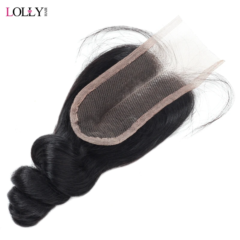 Перуанские свободные волнистые волосы Lolly завязанные вручную 2 &quotX4&quot