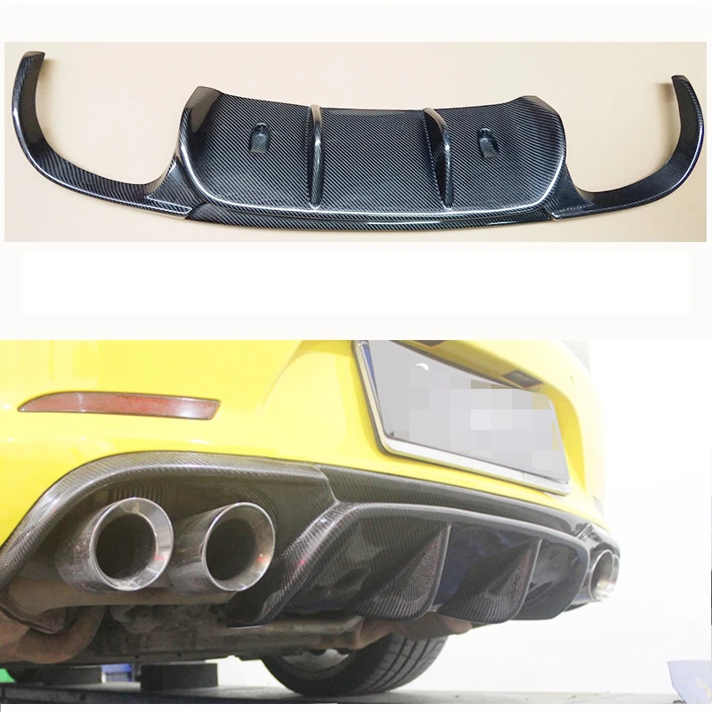 VRS Style Real Carbon Fiber Rear Bumper Diffuser For Porsche 911 991