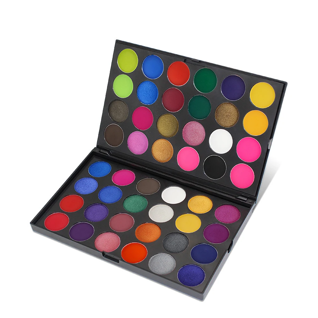 

48 Colors Nails Shimmer Glitter Powder Palette Kit Eye Tint Multicolor Lasting Eye Makeup Shadow Set