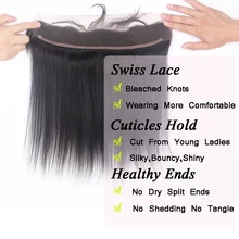 Hair Extension Lace Frontal Closure Brazilian Straight 13×2 With Free Shipping Lace Frontals With Baby Hairs