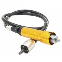 6mm Rotary Angle Grinder Tool Flexible Shaft Fits 0 6 5mm Handpiece For Dremel Style Flex