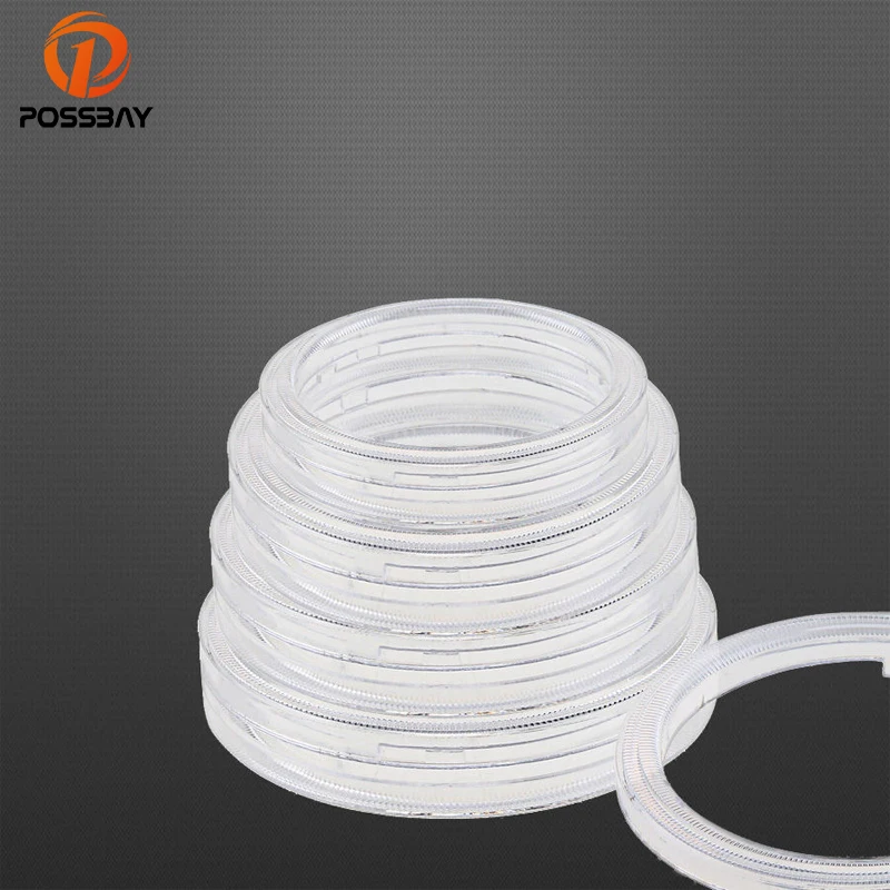 

POSSBAY 2Pcs Plastic PC Projector Lens Cover For 60mm~110mm COB LED Angel Eye Halo Ring Car Daytime Running Lights Fog Light