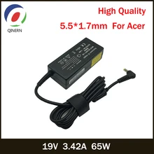 19V 3,42 A 65W 5.5*1,7mm AC Laptop Ladegerät Netzteil Für Acer Aspire 5315 5630 5735 5920 5535 5738 6920 7520 6530G 7739Z