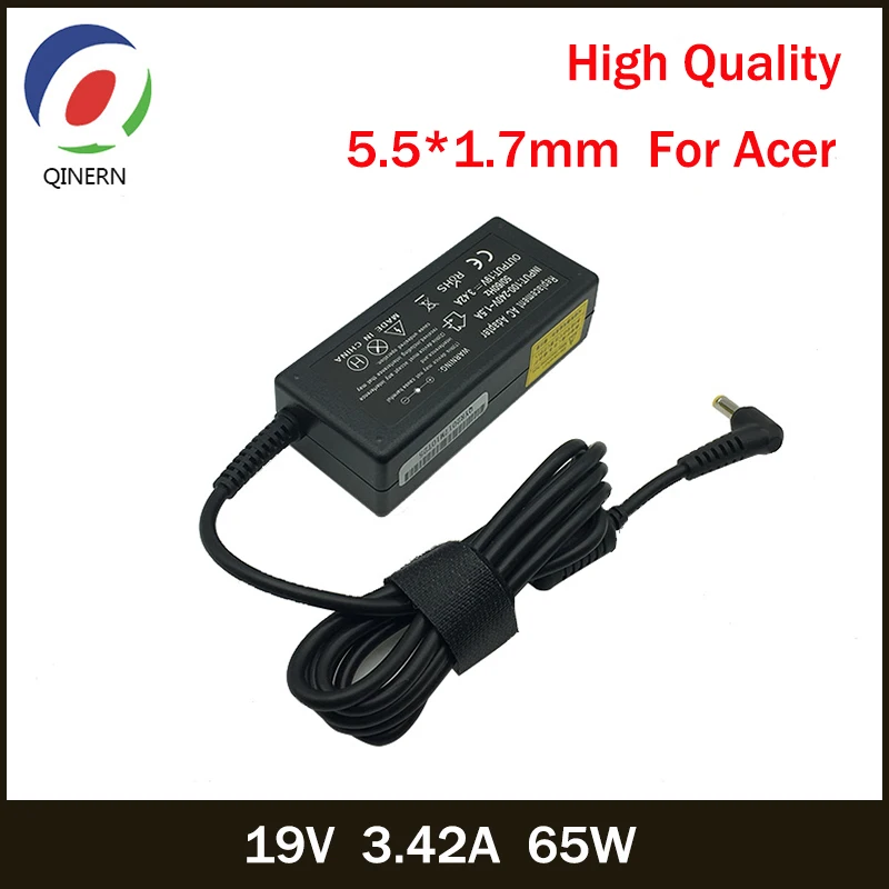 19V 3.42A 65W 5.5*1.7mm AC Laptop Charger Power Adapter For Acer Aspire 5315 5630 5735 5920 5535 5738 6920 7520 6530G 7739Z|Laptop Adapter| -…