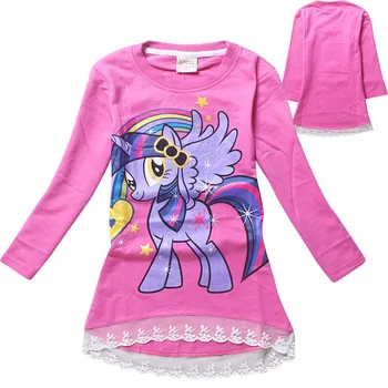 

Hot Gilr T-shirts Children Clothing Printed Girl Spring Autumn Kids Fashion Baby Wear Casual Long Sleeve T Shirt Retail
