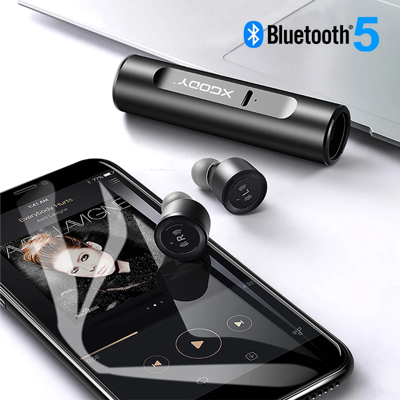 XGODY S5 TWS Mini Wireless Earphones Bluetooth 5.0 Touch Control In Ear Earpods with Mic Stereo Bass Earpiece for iPhone Xiaomi XGODY S5 TWS Mini Wireless Earphones Bluetooth 5.0 Touch Control In Ear Earpods with Mic Stereo Bass Earpiece for iPhone Xiaomi