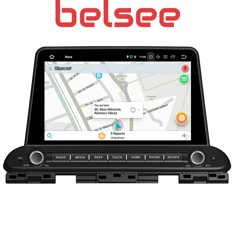 Belsee Android 8 0 головное устройство 9 &quotIPS экран Автомобильный плеер gps навигация