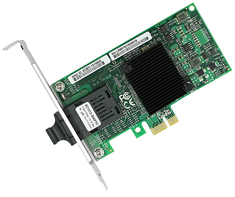 LR-LINK 9260psf-lx Gigabit Ethernet сервер адаптер 1000 МБ волоконно-оптическая сетевая карта Intel 82586 совместимый E1G42EF Nic