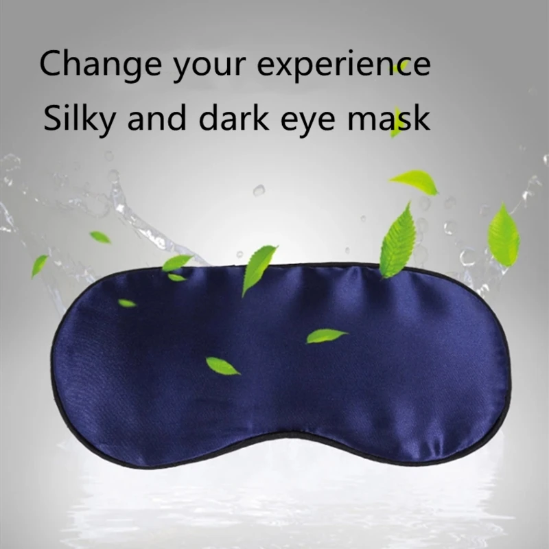 Мультяшная маска для глаз имитация маска для глаз на основе шелка шелк Двусторонняя мультфильм затенение ночные шоры для сна