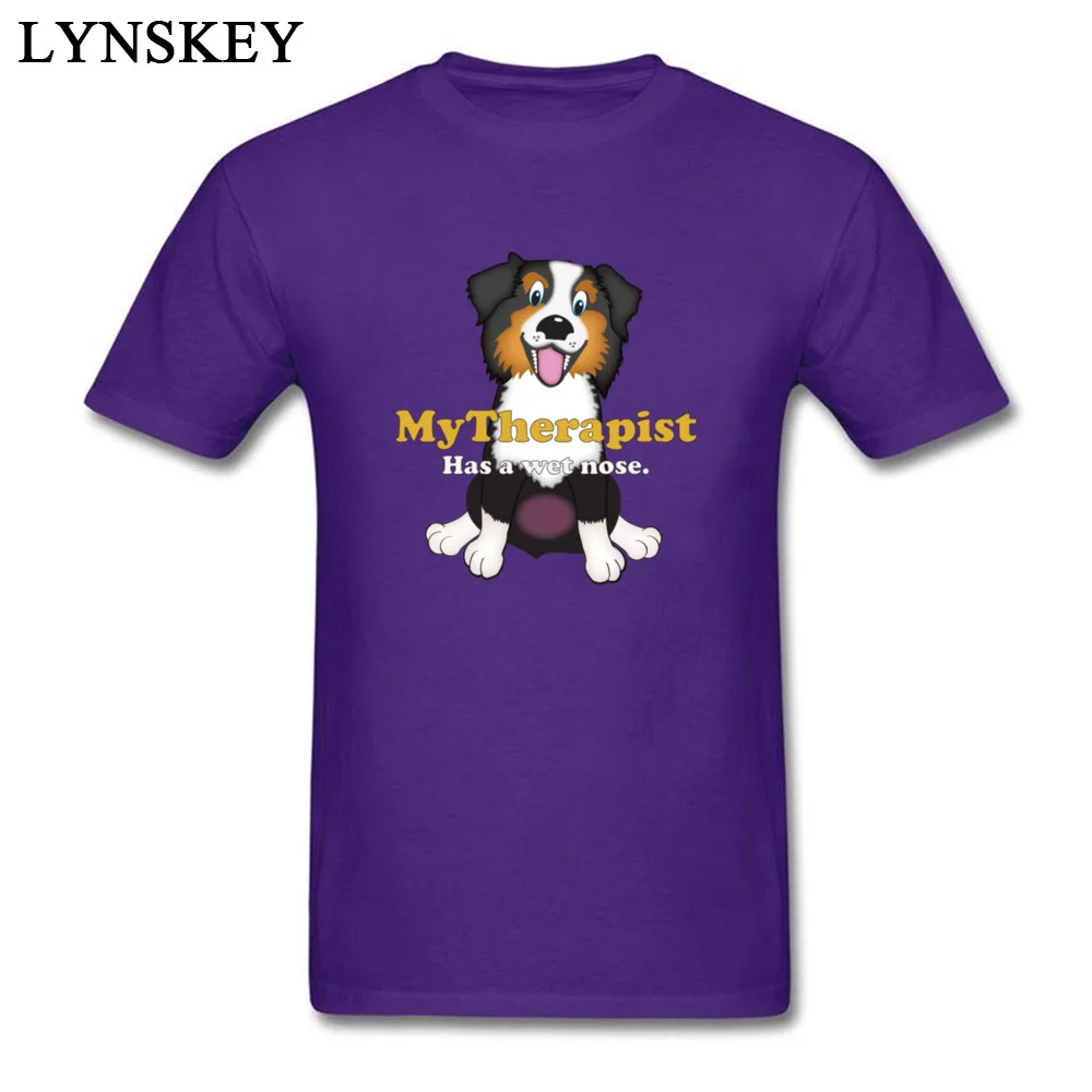 My Therapist Has a Wet Nose - Australian Shepherd_purple