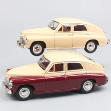 1/24 firma de carretera a escala Rusia vendimia soviética Gorky Gaz-M20 Pobeda Gaz M20 Volga diecast coche miniatura juguete para coleccionista