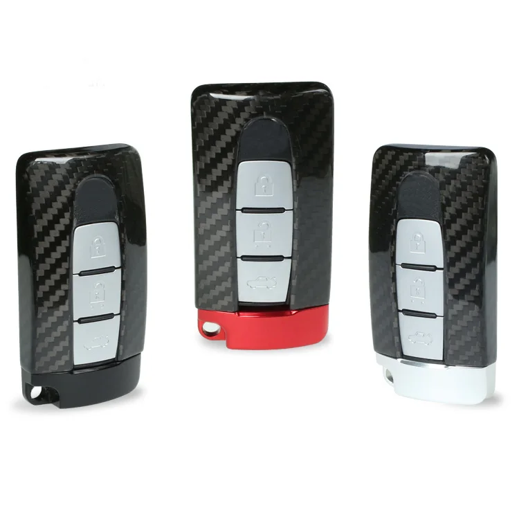 

Fashion Decoration Carbon Fiber Smart Remote Key Fob Case Bag Key Shell Holder Cover For NISSAN R35 GTR G-TR 370Z 350Z