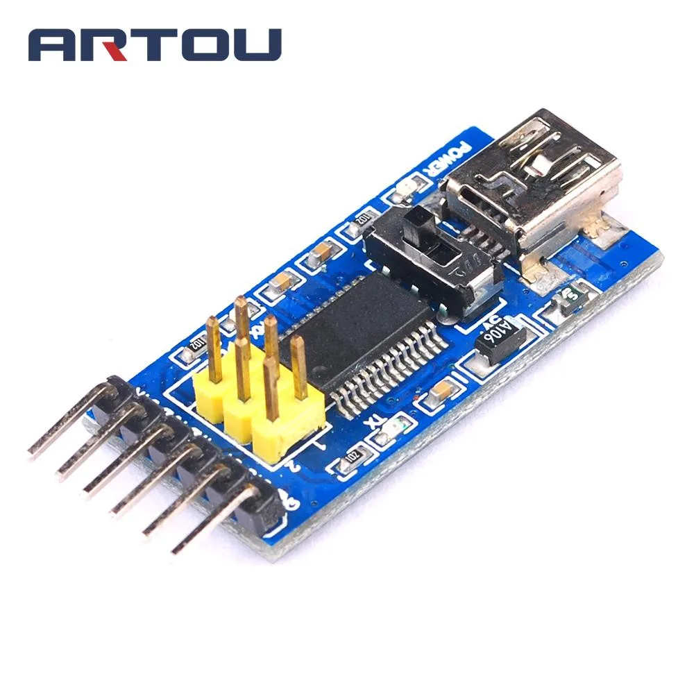 

1PCS Basic Breakout Board FT232RL FTDI USB to TTL Serial IC Adapter Converter Module Mini Port 3.3V 5V FT232 Switch