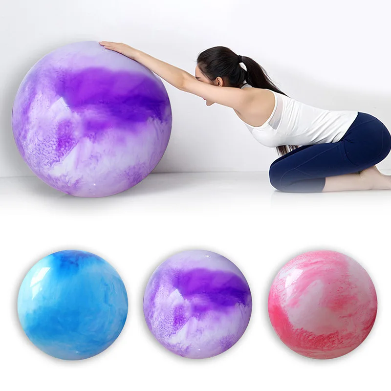 75CM PVC High Quality Large Yoga Balls for Fitness with 4 Color Option Female Workout Sport