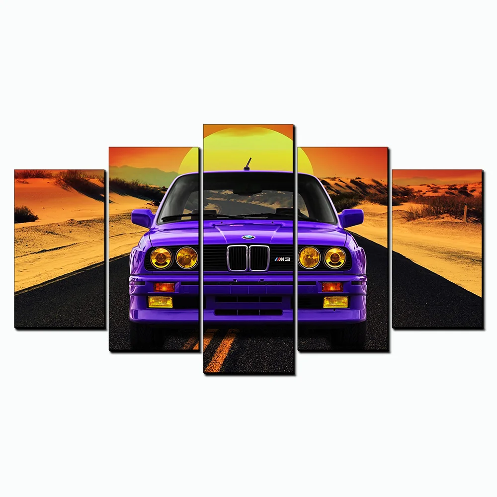Abstarct стены книги по искусству Холст Картина маслом фотографии BMW M3-3 спортивный