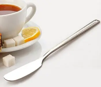 

Wholesale Stainless Utensil Cutlery Butter Knife Cheese Dessert Jam Spreader Breakfast Tool 2016 New Tablewares SL603