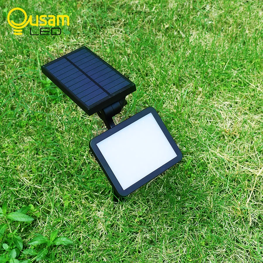 

Upgraded Bright 960LM Solar Lawn Lamp Garden Solar Lights 48leds With Panel Wireless Use On Lawn/Wall Light Waterproof IP65