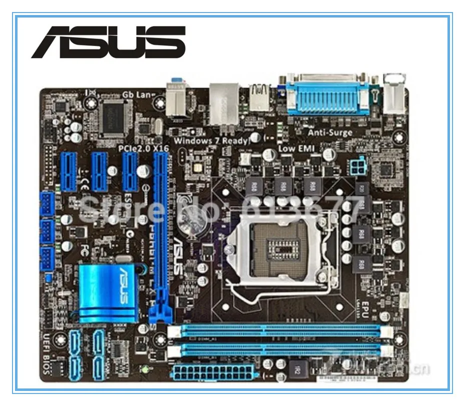 ASUS P8H61-M LX PLUS оригинальная материнская плата DDR3 LGA1155 16 Гб H61, материнская плата для настольных ПК