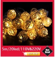 Новинка 5 м 20 светодиодов китайский фонарь в форме гирлянды светодиодные Рождественские огни сказочные свадебные садовые подвесные гирлянды