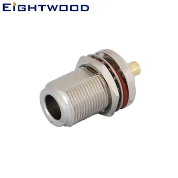 

Eightwood N Jack Female Bulkhead O-ring RF Coaxial Connector Adapter for Semi-rigid .086'' RG405 Cable