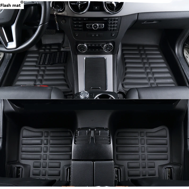 

Flash mat car floor mats for Mitsubishi Pajero ASX Lancer SPORT EX Zinger FORTIS Outlander Grandis Galant car styling foot mats