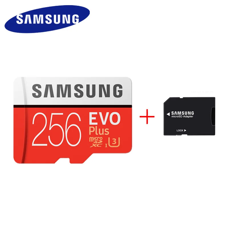 Оригинальная карта памяти SAMSUNG Micro SD 32 Гб 64 Гб класс 10 EVO+ EVO Plus microSD 128 ГБ 256 ГБ TF Карта SDXC cartao de memoria - Емкость: 256G-AP