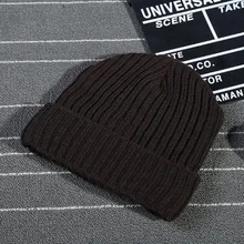 Разноцветные теплые шапочки для мужчин, зимняя шапка, женская уличная шляпа, толстая Лыжная шапка, женская мягкая акриловая громоздкая вязаная шапка s