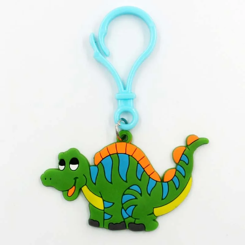 6 шт./компл. Творческий мультфильм брелок для ключей динозавры динозавр тема вечерние пользу кулон брелок для ключей с День рождения декора подарки для детей