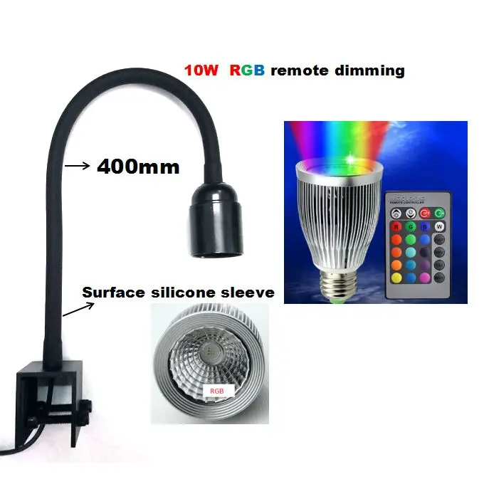 

RGB Remote Dimmable LED Aquarium light grow light led clamp lamp for Marine Fish Corar Reef Plant Algae