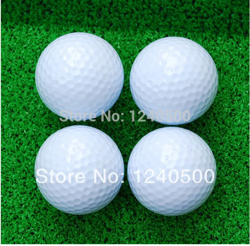 2 слоя гольф-клубов совершенно мячи для гольфа тренировочный матч мяч отдаленный мяч 10 шт./пакет - Цвет: white