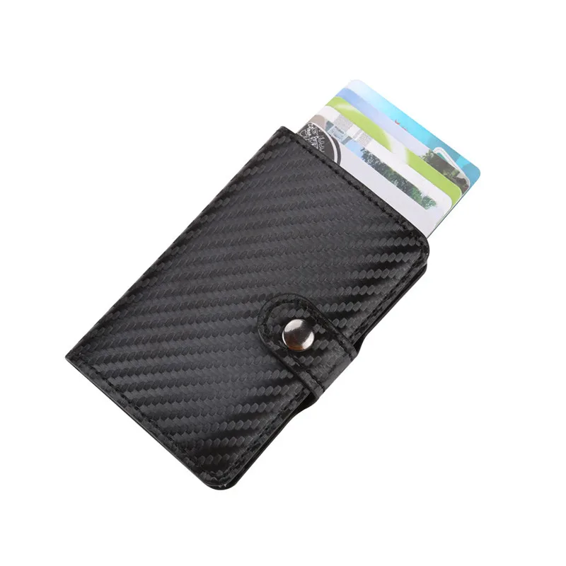 

Fashion Creative Sliding Hand-push Pop Up Card Bag Business ID Credit Cards Holder Wallet Cards Pack Cash Business Card Case