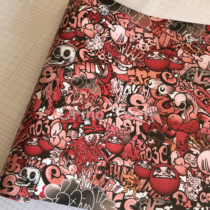 Sticker Bomb Vinyl Film Wrap-4