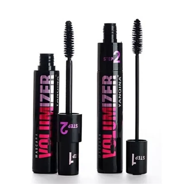 Best Price YANQINA Double Volume Mascara Color Eye Eyelash 3D Fiber Mascara Rimel Waterproof Full Express colossal Mascaras eye Makeup Tool Best Price YANQINA Double Volume Mascara Color Eye Eyelash 3D Fiber Mascara Rimel Waterproof Full Express colossal Mascaras eye Makeup Tool