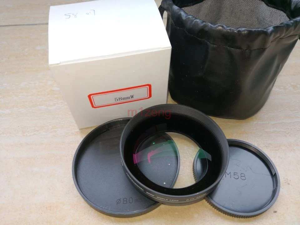 

58mm 0.7x PRO Wide Angle LENS for 58 mm canon 18-55mm 60d 80d 600d 700d 550d 500d 750d 760d nikon pentax camera