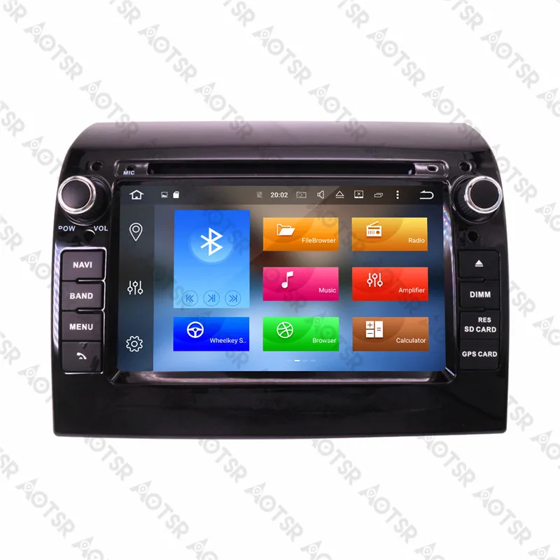 Cheap Aotsr Android 8.1 GPS navigation Car DVD Player For FIAT DUCATO 2011-2015 multimedia 2 din radio recorder 4GB+32GB 2GB+16GB 25