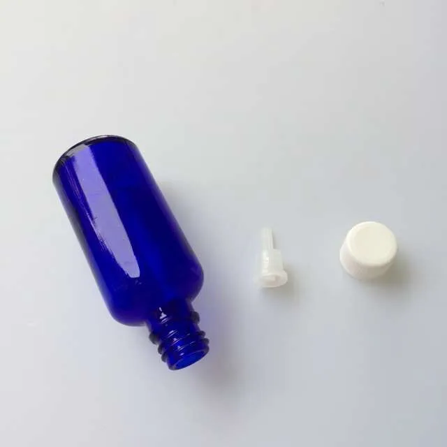 50ml Glass Skin Care Cream Bottles with White Cap Sealing up Packing Liquid Bottles Essential Oil Jar