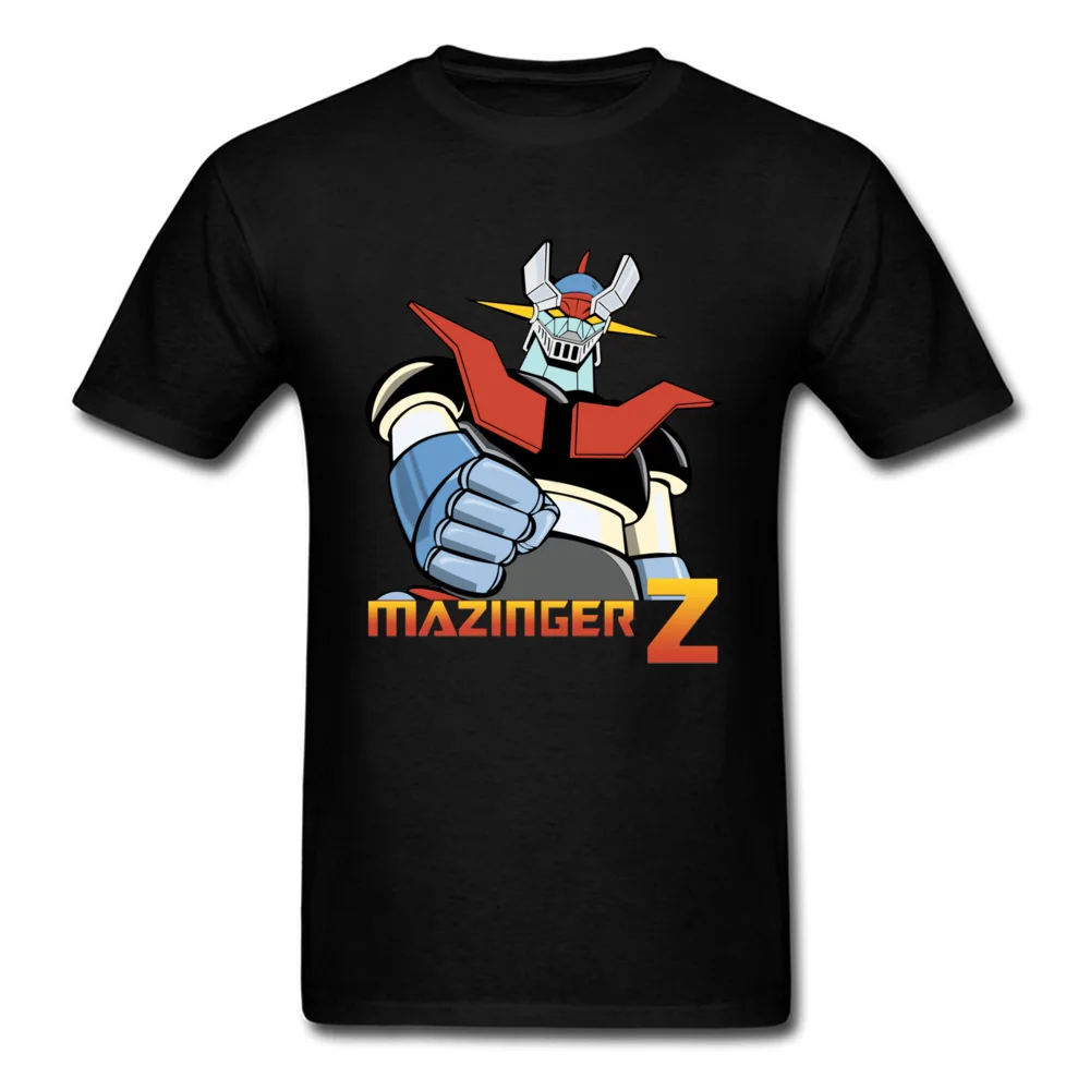 Аниме Mazinger Z Футболка мужская футболка модные черные топы воин любовник одежда робот футболки Япония Классический Футболка "Аниме"