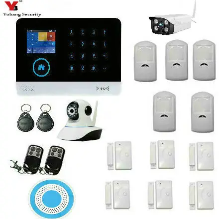 YobangSecurity Outdoor Indoor IP Camera Wireless GSM WIFI Home Security Surveillance font b Alarm b font