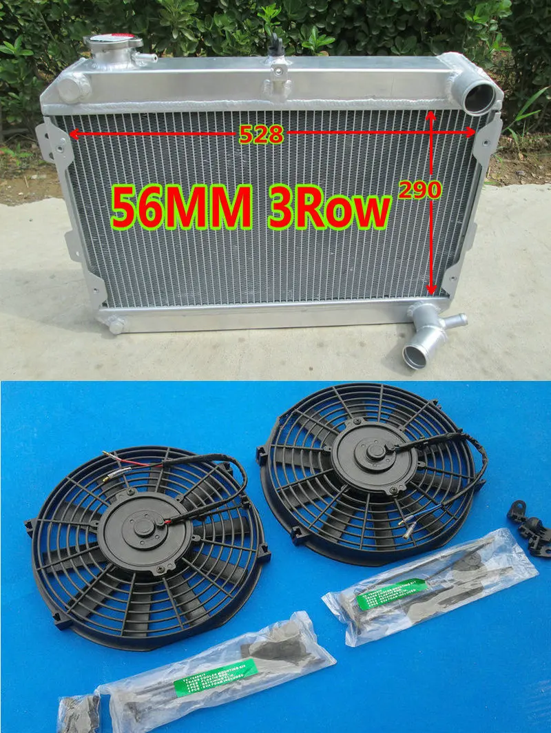 ALL ALUMINUM SHROUD /& FAN for 1979-1985 MAZDA RX7 RX-7 S1 S2 S3 MT