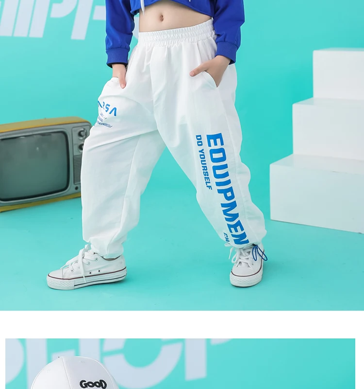 Toddler summer girls sets hip hop hoodie kids  dance costumes jazz summer baby girls clothing set children's clothing 160 140 (11)