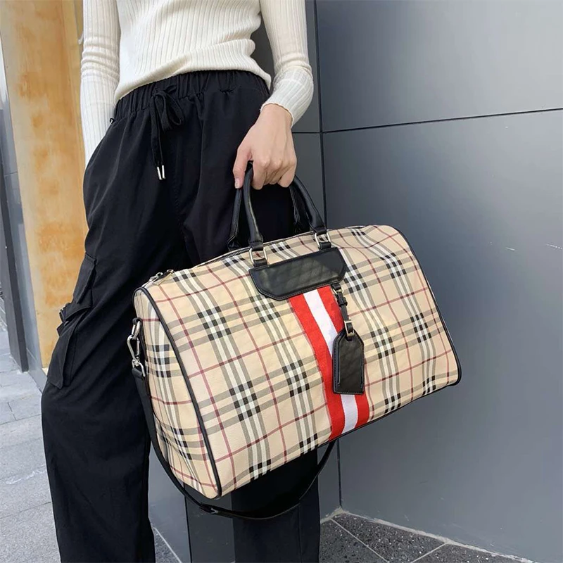 

Popular Brand Travel bag Luxury PU hand luggage bag quality carry on suitcase women men travel boarding valise new fashion bag