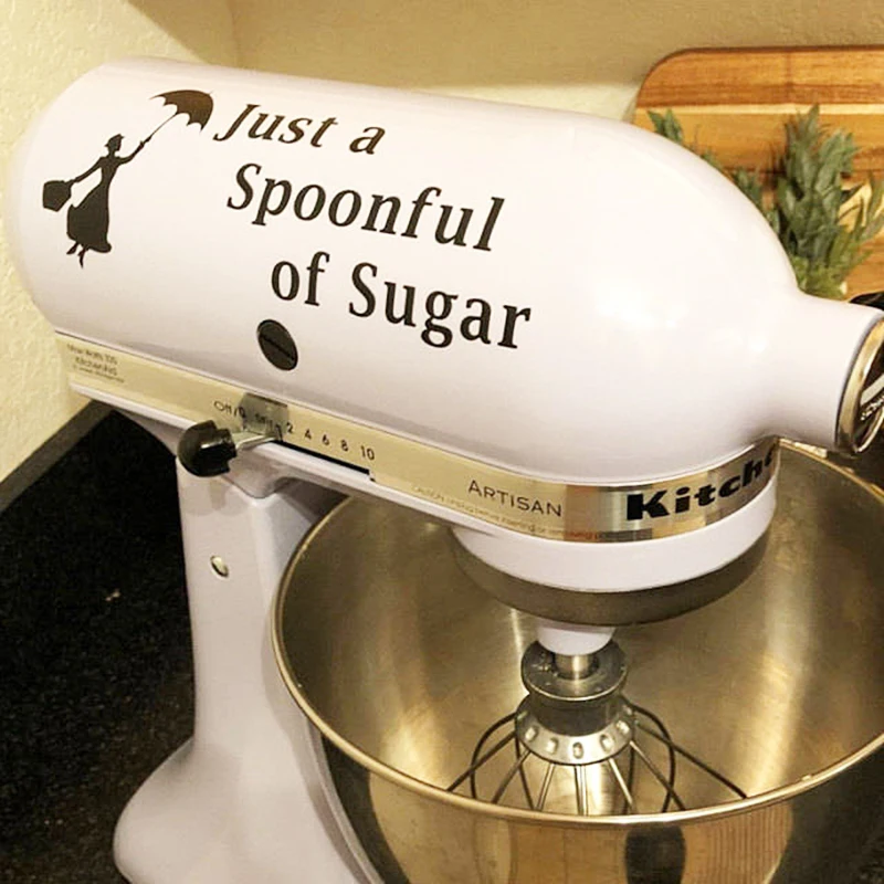 Mary Poppins Art Decal Kitchenaid Mixer Decoration
