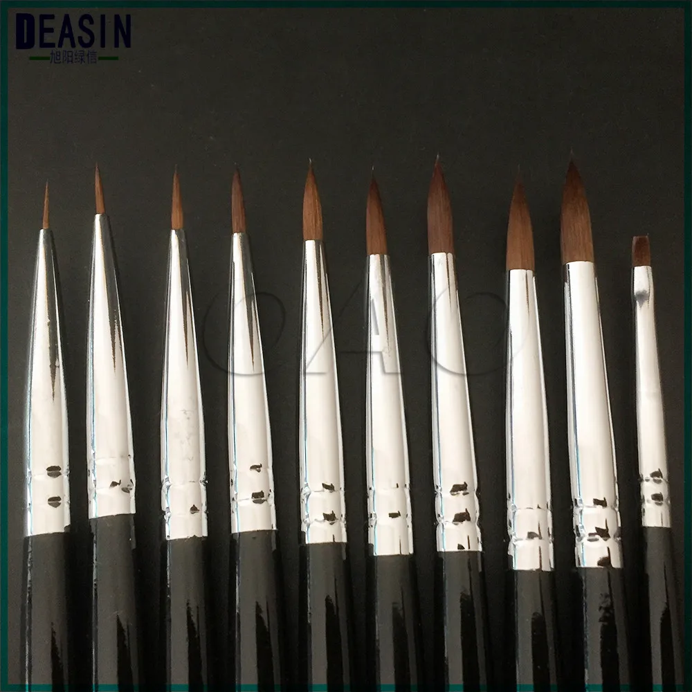 

10PCS/SET Dental Lab Porcelain Section Applying Porcelain Pen,Ceramic brush/Glazing Pen/00#/0#/1#/2#/3#/4#/5#/6#/7#/8#