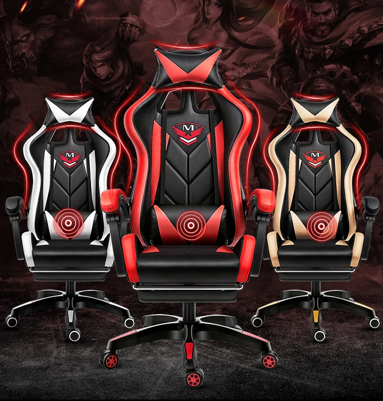 Роскошное Качество M001 Live Poltrona Gaming Silla Gamer Boss стул колесо может лежать Эргономика Синтетическая кожаная офисная мебель