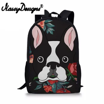 

16 Inch Bulldog Backpack For Teenagers Boys Girls School Bags Shoulder Bag Children Schoolbag Gift Mochila Escolar