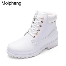 Moipheng/; осенне-зимняя обувь; женские плюшевые зимние ботинки; модные теплые женские Ботинки на каблуке; женские ботильоны; цвет розовый; размеры 36-42