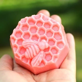 

DIY Silicone Soap Mold Cupcake Baking Mold Muffin Pan Handmade Decorative Honeycomb Tools