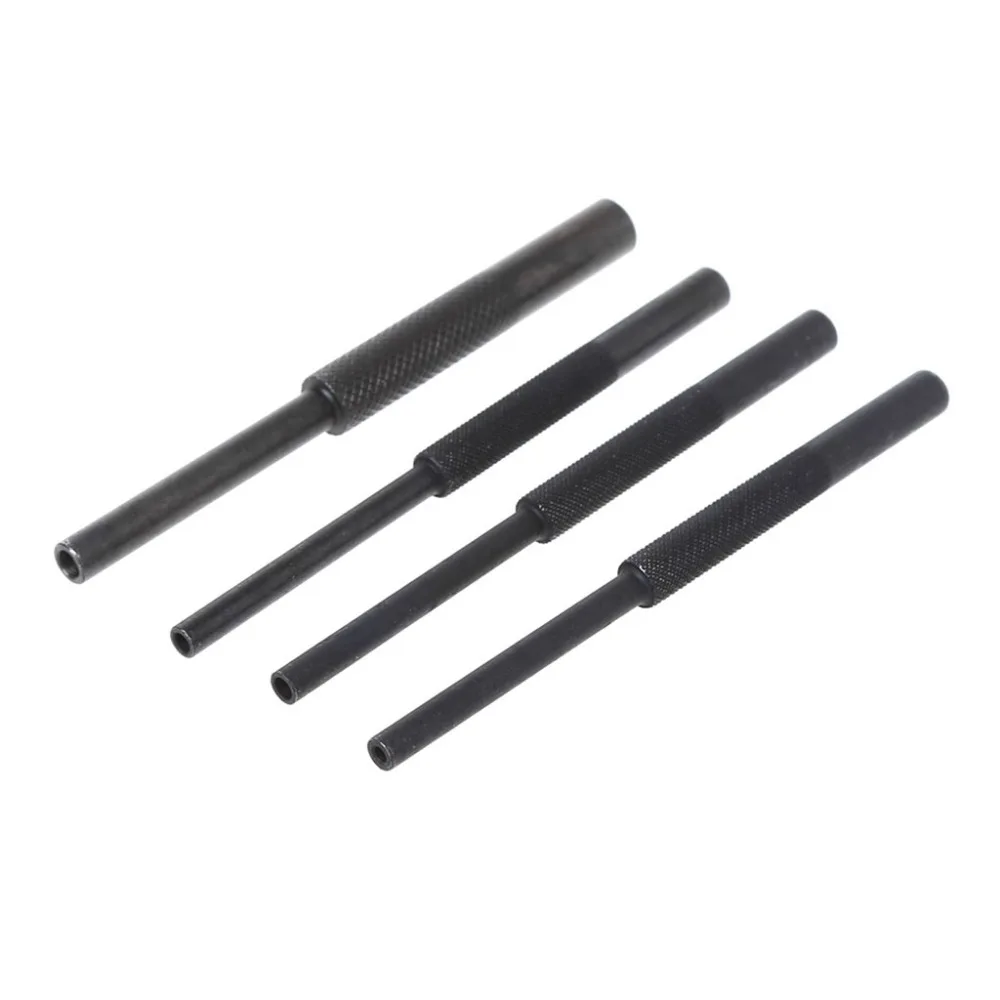 

4 Pcs/Set Hunting Tools Tactical Steel Roll Pin Punch Hollow End Steel Accessories 1/16 5/64 3/32 1/8