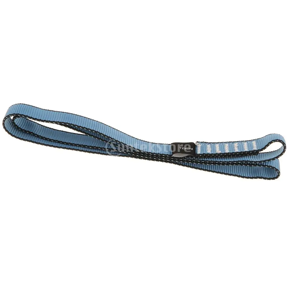 MagiDeal 23KN Climbing Sling Fall Protection Rescue Safety Webbing Strap Belt Mountaineering Rappelling Safe Wide Rope